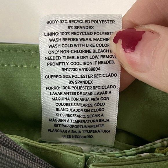 Art Class Boys 18 Palm Printed Green Swim Trunks NWT - Picture 4 of 6